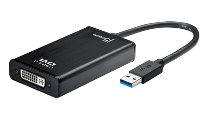 J5 Create Jua330u Usb3.0 To Dvi Adapter ( With Dvi-To-Hdmi + Dvi-To-Dsub Converter ) Ideal For Desktop Or Notebook Support Upto Qwxga ( 2048×1152 @ 32bit ) Usb-Powered Support Primary / Extended / Mirror Modes – Support Upto 4 Display With 4 Units (