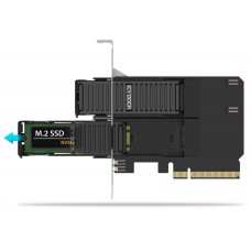 Icydock 312M4P 2x m.2->pcie4x4