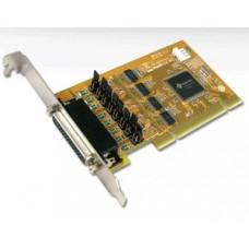 Sunix Ser5056h - Standard + Low-Profile Dual Bracket - 4 Port High-Speed Serial ( 16c950 ) Rs232 , 32/64bit 3.5/5v Pci Card , 128byte Hardware + 128k Software Fifo, Sun1999 Chipset With Low Power Consumption , 921.6kbps , 15kv Esd Protection + 15kv Iec100