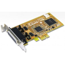 Sunix Ser5437phl - Low-Profile + Extra Standard Dual Bracket - 2 Port High-Speed Serial ( 16c950 ) Rs232 , Pci-Express (1x) , 5v/12v/Ri (No Power) Selectable For Each Serial Port ( Enable Serial Devices To Function Without Ac-Adapter ) , 128byte Hardware