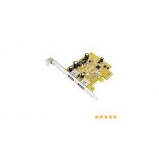 Sunix Usb2302 - Standard + Low-Profile Dual Bracket , Pci-Express (1x) - 2 X External Usb3.0 ( 5.0gbps ) , Usb2.0 Backward Compatible , Nec Upd720200 - No 4pin Molex Power Required , Supports Power Management And Remote Wakeup From Usb Device , With Usbif