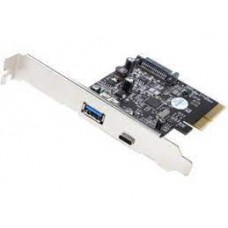 Vantec Ugt-Pc371ac - Standard + Low-Profile Dual Bracket , Pci-Express (4x) - 2x External Usb3 Type-A + Type-C ( Gen2/10gbps ) , Usb3.0/2.0 Backward Compatiable , Asmedia Asm1142 - Require Sata Power