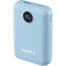 Adata c100 10000mah Digital Power bank Cyan 20 w fast charging Usb-C 