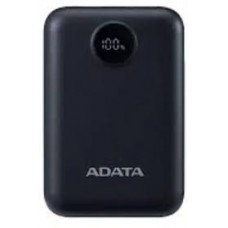 Adata c100 10000mah Digital Power bank Black 20 w fast charging Usb-C 
