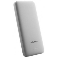 Adata At10000-Usba-Cwh T10000 White Powerbank - Universal Mobile Device Battery , 15mm Slim With Lithium Polymer Batteries , 10000mah/37w , Resilient Plastic With Fire-Retardant , 5v/2a Input For Fast Charging + 5v / 2a Dual Output , For Apple Idevice +
