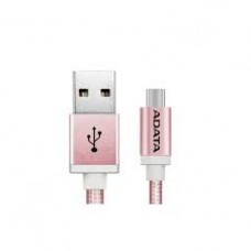 Adata Amucal-100cmk-Crg U-Cable - Aluminum With Metallic Braiding Rose Gold - 100cm Adata Amucal-100cmk-Crg U-Cable - Aluminum With Metallic Braiding Rose Gold - 100cm