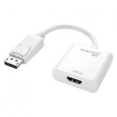 J5create Jdc158 Displayport To 4k Hdmi2.0 2m Cable - Passive Support Upto 4096x2160@30hz 4k Uhd White For Mac Or Pc - Retail Pack J5create Jdc158 Displayport To 4k Hdmi2.0 2m Cable - Passive Support Upto 4096x2160@30hz 4k Uhd White For Mac Or Pc - Retail Pack