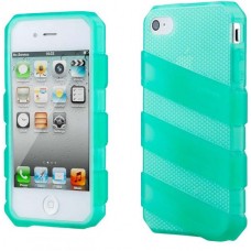 Coolermaster C-If4c-Hfcw-3q Claw Translucent Aqua - Protection Case For Iphone4/4s Thermoplastic Urethane With Honey-Combed Design For Better Grip 120x65x14.5mm