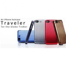 Coolermaster C-If4c-Sctv-1b Traveler Blue - Stainless Steel Protection Case For Iphone4/4s Ultra Light Impact Resistant Polycarbonate With Neck+Wrist Strap Support 117x62x12.6mm