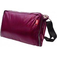 Vax Ramblas Messenger Bag Black Pvc/Microfiber - Up To 20" Notebook - Purple