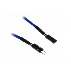 Bitfenix Bfa-Msc-2io30bk-Rp Alchemy Multisleeved(2) Cable - 2pin I/O 30cm Extension Cable ( For Power / Reset / Hdd .. Etc From Case Control Panel To Mb ) - Blue