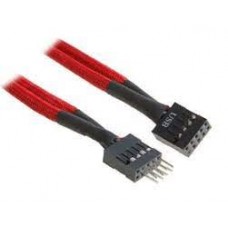 Bitfenix Bfa-Msc-Iusb30rk-Rp Alchemy Multisleeved(1) Cable - 30cm - Internal Usb Header Extension Cable - Red
