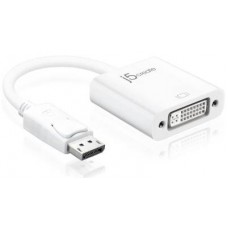 J5create Jda134 Displayport To Dvi 90mm Converter Cable ( Female Work With Existing Hdmi Cable ) - Support Upto Full Hd 1920x1200 / 1080p @60hz White For Mac Or Pc - Retail Pack J5create Jda134 Displayport To Dvi 90mm Converter Cable ( Female Work With Existing Hdmi Cable ) - Support Upto Full Hd 1920x1200 / 1080p @60hz White For Mac Or Pc - Retail Pack