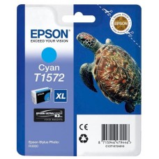 Epson T1572 ( C13t15724010 ) - Cyan Black Turtle Ink - For Stylus Photo R3000 Epson T1572 ( C13t15724010 ) - Cyan Black Turtle Ink - For Stylus Photo R3000