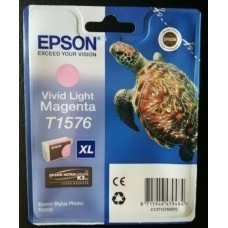 Epson T1576 ( C13t15764010 ) - Light Magenta Black Turtle Ink - For Stylus Photo R3000 Epson T1576 ( C13t15764010 ) - Light Magenta Black Turtle Ink - For Stylus Photo R3000