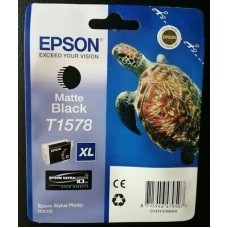 Epson T1578 ( C13t15784010 ) - Matte Black Turtle Ink - For Stylus Photo R3000 Epson T1578 ( C13t15784010 ) - Matte Black Turtle Ink - For Stylus Photo R3000