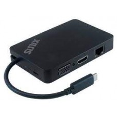 Sunix C0v50pb Minidocking - Usb3.0 Type-C ( Gen1/5gbps ) Universal Docking Station With D-Sub+ Hdmi Sunix C0v50pb Minidocking - Usb3.0 Type-C ( Gen1/5gbps ) Universal Docking Station With D-Sub+ Hdmi