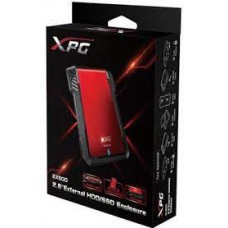 Adata Xpg Ex500u3-Crd - Ex500 2.5" Sata External Enclosure Black+Red Support Upto 9.5mm 2.5" Hdd Usb3.0
