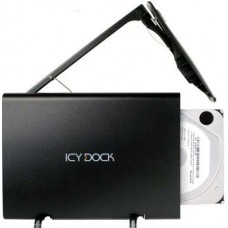 Icydock Mb664uea-1sb Black Multi-Drive Exchangeability With Front Hot-Swap Trayless Design Icydock Mb664uea-1sb Black Multi-Drive Exchangeability With Front Hot-Swap Trayless Design