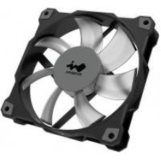 Inwin Am120s-1pk Mecury Black Argb - 20mm Slim - 120x120x20mm 9x Black Sickle Blades Pwm Fans Shockproof Rubber Corners For Noise Reduction 400-2000rpm 17-29dba 61cfm 2.72 Mm/H2o Static Pressure