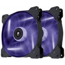 Corsair Co-9050038-Ww Sp140 Led - Purple - X2 ( Twin Pack ) ; 140x140x25mm Sleeve Bearing 7 Blades 1440rpm 29.3dba 49.49cfm 1.17 Mm/H2o Static Pressure