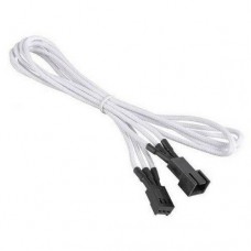 Bitfenix Bfa-Msc-3f60wk-Rp Alchemy Multisleeved(3) Cable - 60cm 3 Pin Power Extension Cable For Cpu Fan Or System Fan - White Bitfenix Bfa-Msc-3f60wk-Rp Alchemy Multisleeved(3) Cable - 60cm 3 Pin Power Extension Cable For Cpu Fan Or System Fan - White