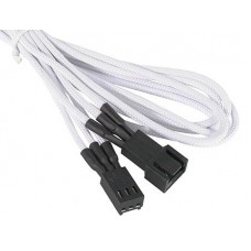 Bitfenix Bfa-Msc-3f90wk-Rp Alchemy Multisleeved(3) Cable - 90cm 3 Pin Power Extension Cable For Cpu Fan Or System Fan - White Bitfenix Bfa-Msc-3f90wk-Rp Alchemy Multisleeved(3) Cable - 90cm 3 Pin Power Extension Cable For Cpu Fan Or System Fan - White