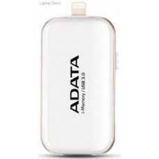 Adata I-Memory Flash Drive Ue710-128g-Cwh 128gb White - Usb3 + Apple Certified Mfi Lightning Dual-Connectors Flash Drive For Ios/Mac/Pc Support Ultra Hd 4k Video Playback + Apple Airplay ; 61x32x10mm Lightning Read/Write : 30.2/15.5 Mb/Sec With Ios/Ma Adata I-Memory Flash Drive Ue710-128g-Cwh 128gb White - Usb3 + Apple Certified Mfi Lightning Dual-Connectors Flash Drive For Ios/Mac/Pc Support Ultra Hd 4k Video Playback + Apple Airplay ; 61x32x10mm Lightning Read/Write : 30.2/15.5 Mb/Sec With Ios/Ma