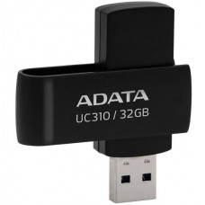 Adata Uc310 256gb Black - Usb3 Flash Drive ( Usb2.0 Backwards Compatible ) Swivel Capless Design Usb3.0 Read : 100 Mb/Sec 58x20x13mm Support Linux Mac Os Support Free Ostogo + Ufdtogo + 60days Trial Norton Internet Security - 5 Years Warranty