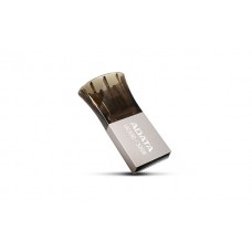 Adata Uc330 32gb Usb2.0 + Microusb Dual-Head Flash Drive Ultra-Slim With Zinc Alloy Material Design Mini-Cob ( Chip-On-Board ) Design 31x17x11mm + 3.6 Grams Weight Compact Design Read/Write : 18/5 Mb/Sec (120x) - 5 Years Warranty