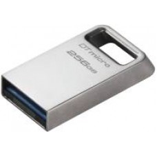 Kingston Dtmaxa/256gb Datatraveler Max Flash Drive With Metal Casing + Keyring Loop Usb3 (Gen2/10gbps) Type-A For Pc Or Mobile Devices Read/Write : 1000/900 Mb/Sec 82.2x22x9mm Compact Size Support Linux Mac Os - 5 Years Warranty