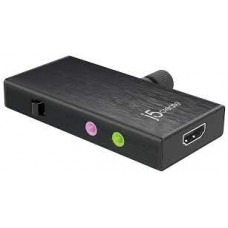 J5 Create Jva02 Video Capture For Live Streaming ( For Video Conference Or Live Broadcast ) - Fhd 1080p @ 60fps 3x Audio Modes ( Mic/Mix/Hdmi ) 3.5mm Mic-In + 3.5mm Audio Out + Hdmi Input +2x Type-C With Pd3.0 Include Cold Shoe Adapter For Camera Alumi J5 Create Jva02 Video Capture For Live Streaming ( For Video Conference Or Live Broadcast ) - Fhd 1080p @ 60fps 3x Audio Modes ( Mic/Mix/Hdmi ) 3.5mm Mic-In + 3.5mm Audio Out + Hdmi Input +2x Type-C With Pd3.0 Include Cold Shoe Adapter For Camera Alumi