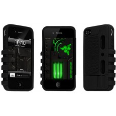 Razer Gaming Gear - Iphone4 Series Protection Casing - Heavy Duty Silicone Industrial-Strength Silicone Rubberized Finish And Design For Better Grip Razer Gaming Gear - Iphone4 Series Protection Casing - Heavy Duty Silicone Industrial-Strength Silicone Rubberized Finish And Design For Better Grip