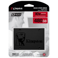 Kingston Sa400s37/480g A400 Ssd Tlc Solid-State Drive 2.5" 480gb Sata6g - Phison'S 3111-S11 Single-Core Controller / Dual-Channel With Ldpc ( Low-Density Parity Check ) Compressible Data (Atto) Read/Write : 500/450mb/Sec 1 Millions Mtbf Wi
