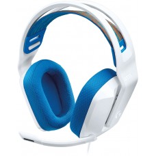 Logitech 981-001018 G335 White Gaming Headset With Mic On-Ear Audio Inline Controls 6mm Flip-To-Mute Microphone 40mm Drivers With Neodymium Magnets - 3.5mm For Pc/Mibile/Game Consoles Logitech 981-001018 G335 White Gaming Headset With Mic On-Ear Audio Inline Controls 6mm Flip-To-Mute Microphone 40mm Drivers With Neodymium Magnets - 3.5mm For Pc/Mibile/Game Consoles