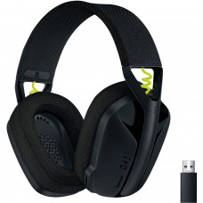 Logitech 981-001050 G435 Wireless + Bluetooth Black Headset With Mic Dolby Atmos On-Ear Audio Inline Controls 40mm Drivers With Neodymium Magnets 165g Light Weight - Usb Type-A Receiver + Type-C Charging Logitech 981-001050 G435 Wireless + Bluetooth Black Headset With Mic Dolby Atmos On-Ear Audio Inline Controls 40mm Drivers With Neodymium Magnets 165g Light Weight - Usb Type-A Receiver + Type-C Charging