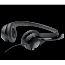 Logitech 981-000406 H390 Usb Stereo Headset With Rotating Mic Adjustable Behind-The-Head Design With Ncat Inline Volume And Mute Control - Usb