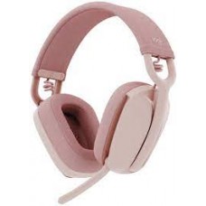 Logitech 981-001224 Zone Vibe 100 Wireless Bluetooth Stereo Headset Pink - With Flexible Microphone Boom ( Dual Omni-Directional Mems Mics With Directional Beamforming ) Digital Signal Processing With Ncat Volume + Mute + Call Buttons On Earpiece 40mm