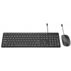J5create Desktop Jikmu115 Black Full-Size Membrane Kb + 1200dpi Optical Wheel Mouse 12 Multimedia Keys Low-Profile Keyframe - Usb