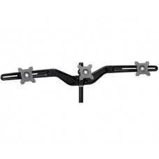 Aavara Tc743 Tripple Flip Mount 3x Lcd - Clamp Base ( Support Extra Ds460 Tripple Flip Mount Extended Pole As 6x Lcd Stand ) - 1 Center Fixed + 2 Independent Swing Arms Horizontal & Vertical Shift + 20 Swivelable + 20 Tilt + 90 Rotation Pivot For Lan Aavara Tc743 Tripple Flip Mount 3x Lcd - Clamp Base ( Support Extra Ds460 Tripple Flip Mount Extended Pole As 6x Lcd Stand ) - 1 Center Fixed + 2 Independent Swing Arms Horizontal & Vertical Shift + 20 Swivelable + 20 Tilt + 90 Rotation Pivot For Lan