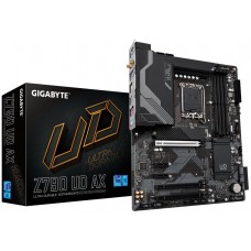 Gigabyte Z790 Ud Ax + Wifi : All-In-One Lga1700 Mb - With 16+1+1 Phase Digital Vrm Hybrid Core Optimization Pre-Mounted I/O Shield With Thermal Armor + Rgb Fusion 2.0 Addressable Led Strip Support 2x Copper Pcbs Design Mosfet Heatsinks With Copper He