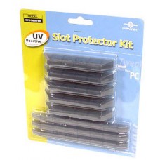 Vantec Spk-08uv-Bk Slot Protector Kit - Uv Reactive Black - For 3 X Memory Slot + 5 X Pci Slot Vantec Spk-08uv-Bk Slot Protector Kit - Uv Reactive Black - For 3 X Memory Slot + 5 X Pci Slot