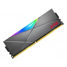 Adata Ax4u3200716g16a-St50 / Ax4u320016g16a-St50 Rgb D50 - 16gb X1 Solid Constructed Metal Heatsink ( 133.35x40x8mm ) 10-Layer Pcb Support Intel + Amd Xmp ( Extreme Memory Profiles ) Ddr4-3200 ( Pc4-25600) Cl16 1.35v - 288pin - Lifetime Warranty