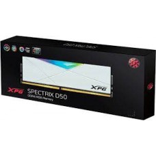 Adata Ax4u360016g18i-Sw50 Rgb D50 White - 16gb X1 Solid Constructed Metal Heatsink ( 133.35x40x8mm ) 10-Layer Pcb Support Intel + Amd Xmp ( Extreme Memory Profiles ) Ddr4-3600 ( Pc4-28800) Cl18 1.35v - 288pin - Lifetime Warranty Adata Ax4u360016g18i-Sw50 Rgb D50 White - 16gb X1 Solid Constructed Metal Heatsink ( 133.35x40x8mm ) 10-Layer Pcb Support Intel + Amd Xmp ( Extreme Memory Profiles ) Ddr4-3600 ( Pc4-28800) Cl18 1.35v - 288pin - Lifetime Warranty