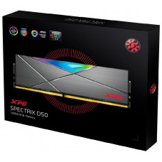 Adata Ax4u480038g19k-Dgm50x Rgb D50 - 8gb X2 Kit Solid Constructed Metal Heatsink ( 133.35x40x8mm ) 10-Layer Pcb Support Intel + Amd Xmp ( Extreme Memory Profiles ) Ddr4-4800 ( Pc4-38399) Cl19 1.5v - 288pin - Lifetime Warranty Adata Ax4u480038g19k-Dgm50x Rgb D50 - 8gb X2 Kit Solid Constructed Metal Heatsink ( 133.35x40x8mm ) 10-Layer Pcb Support Intel + Amd Xmp ( Extreme Memory Profiles ) Ddr4-4800 ( Pc4-38399) Cl19 1.5v - 288pin - Lifetime Warranty