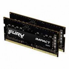Kingston Kf556s40ibk2-32 Ddr5 Nb So-Dimm Fury Impact Ddr5-5600 16gb X2 Kit Single Rank X8 Cl40 - 262pin Built-In Ecc 1.1v - Lifetime Warranty - Retail Pack Kingston Kf556s40ibk2-32 Ddr5 Nb So-Dimm Fury Impact Ddr5-5600 16gb X2 Kit Single Rank X8 Cl40 - 262pin Built-In Ecc 1.1v - Lifetime Warranty - Retail Pack