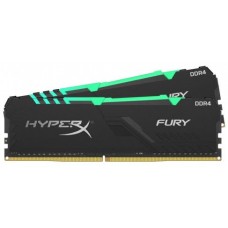Kingston Hyper-X Rgb Fury Hx430c16fb4ak2/32 / Rgb Fury Beast Kf430c16bbak2/32 With Heatsink Ddr4-3000 ( Pc4-24000) Cl16 16gb X2 Kit - Support Intel Xmp ( Extreme Memory Profiles ) 1.35 - 288pin - Lifetime Warranty