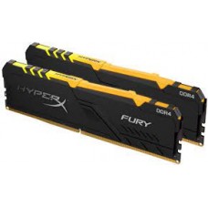 Kingston Hyper-X Rgb Fury Hx432c16fb3ak2/32 / Hx432c16fb4ak2/32 / Rgb Fury Beast Kf432c16bbak2/32 / Kf432c16bb1ak2/32 Ddr4-3200 ( Pc4-25600) With Asymmetrical Heatsink Cl16 16gb X 2 Kit - Support Intel Xmp ( Extreme Memory Profiles ) 1.35 - 288pin -