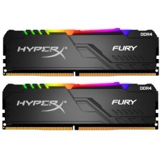 Kingston Hyper-X Rgb Fury Hx436c18fb4k2/32 / Rgb Fury Beast Kf436c18bbak2/32 Ddr4-3600 ( Pc4-28800) With Asymmetrical Heatsink Cl18 16gb X 2 Kit - Support Intel Xmp ( Extreme Memory Profiles ) 1.35 - 288pin - Lifetime Warranty