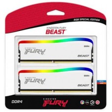 Kingston Rgb Fury Beast Special Edition Kf436c18bwak2/32 Ddr4-3600 ( Pc4-28800) With Asymmetrical White Heatsink Cl18 16gb X 2 Kit - Optimized For Amd Ryzen + Intel Xmp 1.35 - 288pin - Lifetime Warranty Kingston Rgb Fury Beast Special Edition Kf436c18bwak2/32 Ddr4-3600 ( Pc4-28800) With Asymmetrical White Heatsink Cl18 16gb X 2 Kit - Optimized For Amd Ryzen + Intel Xmp 1.35 - 288pin - Lifetime Warranty